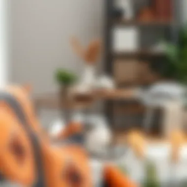 Nesting Tables Styled with Decorative Elements Nesting tables styled with decorative items in a cozy corner