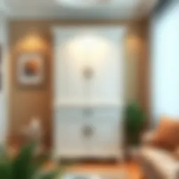 Elegant storage solution for modern interiors