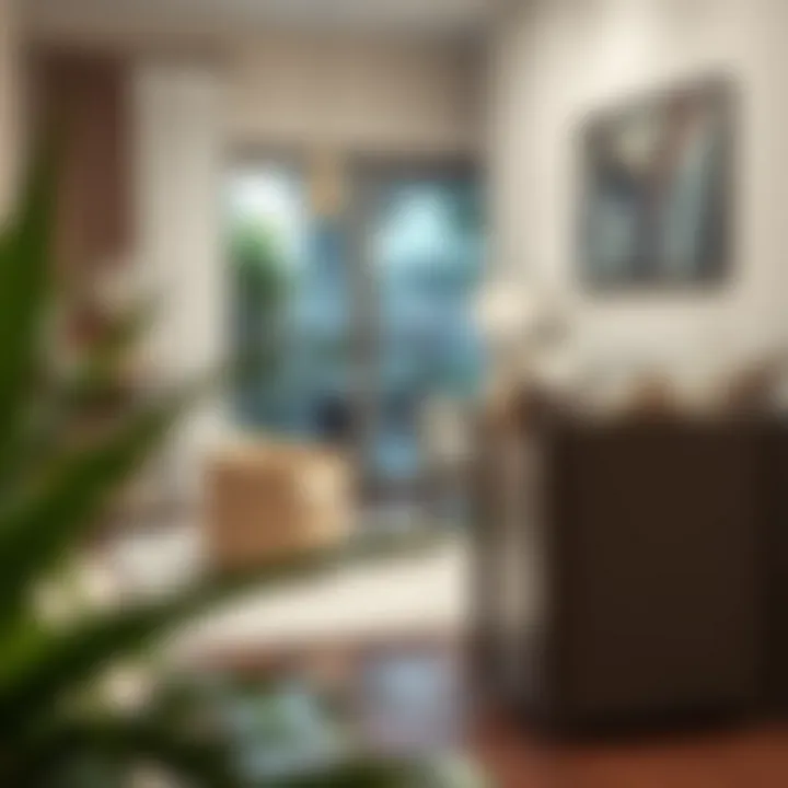 Stylish extra large tote bins in a modern living room setting