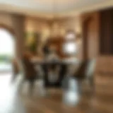 Exploring the Versatility of Round Dining Tables and Six Chairs Introduction