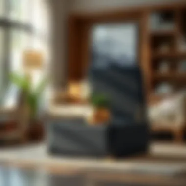 Interior Organization with Black Ottoman Functional small black storage ottoman showcasing interior organization