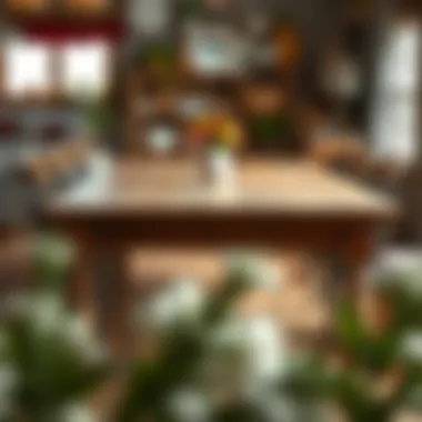 Charming Vintage Farmhouse Table Vintage farmhouse table with charming imperfections