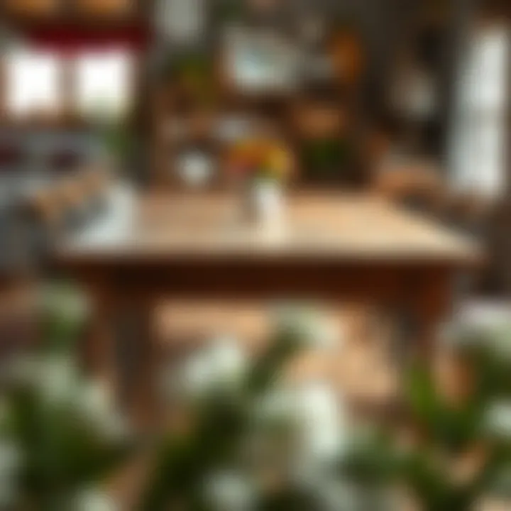 Charming Vintage Farmhouse Table Vintage farmhouse table with charming imperfections