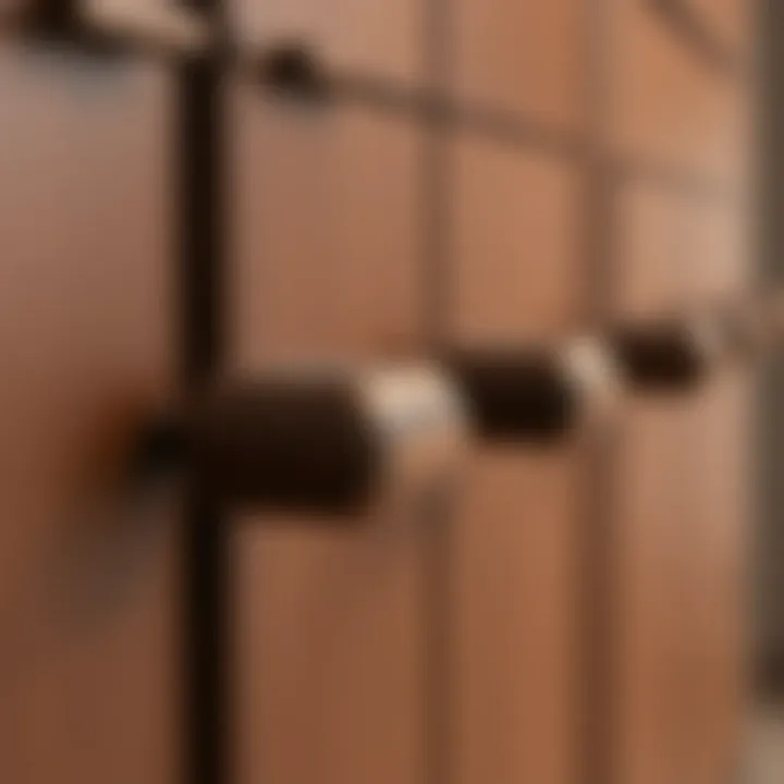 Artisanal Reclaimed Wood Handles Artisanal cupboard door handles made from reclaimed wood