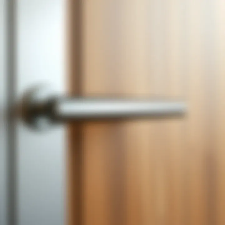 Sleek Modern Metal Handles Sleek modern metal cupboard door handles in various finishes