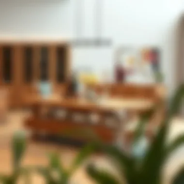 Variety of Light Woods in Dining Furniture Variety of light woods used in dining furniture designs