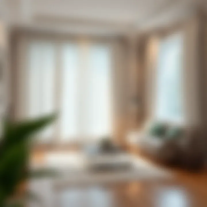 White Curtain Pull Backs in Living Spaces Well-maintained white curtain pull backs enhancing living space aesthetics