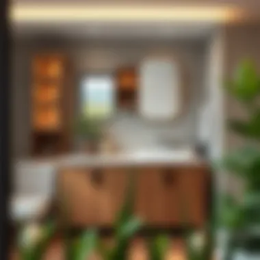 Sustainability in Bathroom Design Sustainable materials used in wood bathroom cabinets