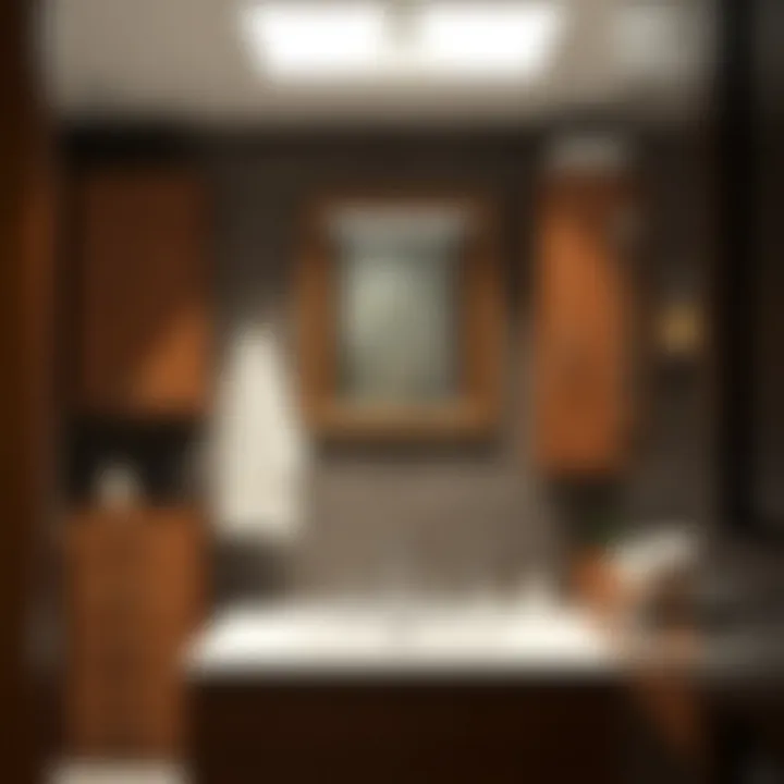 Diverse Wood Finishes Variety of wood finishes for bathroom medicine cabinets