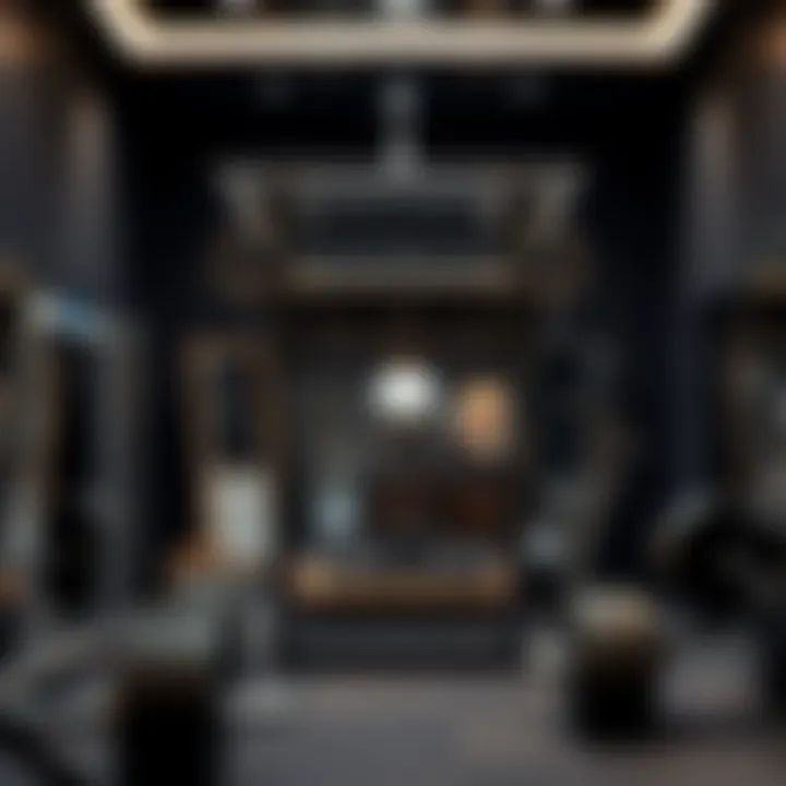 Online Shopping for Large Gym Mirrors An online shopping interface displaying various large mirrors suitable for home gyms.