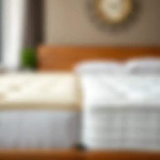 Comparison of hard and soft mattress surfaces