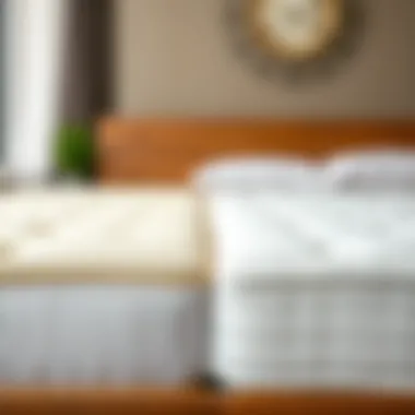 Surface Differences: Hard vs Soft Mattress Comparison of hard and soft mattress surfaces