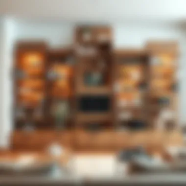 Contemporary shelving units for maximal space efficiency