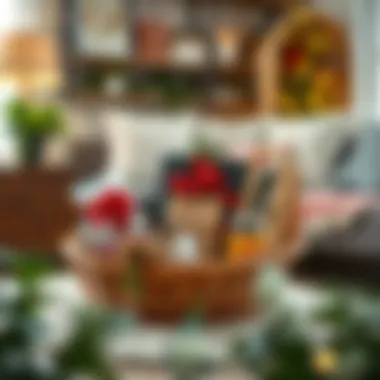 Thoughtful Gift Basket for Practical Home Needs Thoughtful gift basket filled with practical items