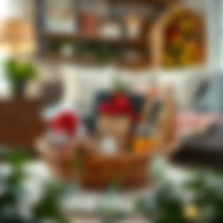 Thoughtful Gift Basket for Practical Home Needs Thoughtful gift basket filled with practical items