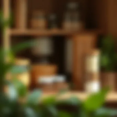 Natural Elegance in Pantry Organization Bamboo container set for pantry organization