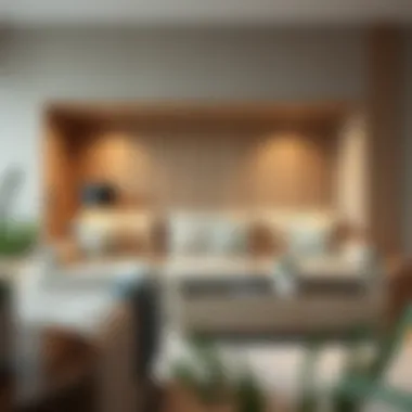 Sofa Bed with Smart Storage Options Multi-functional sofa bed with storage features