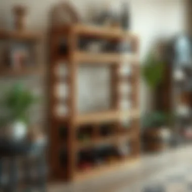 Vintage Reclaimed Wood Wine Rack Vintage-style wine rack made from reclaimed wood