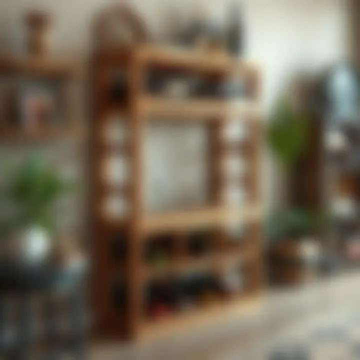 Vintage Reclaimed Wood Wine Rack Vintage-style wine rack made from reclaimed wood