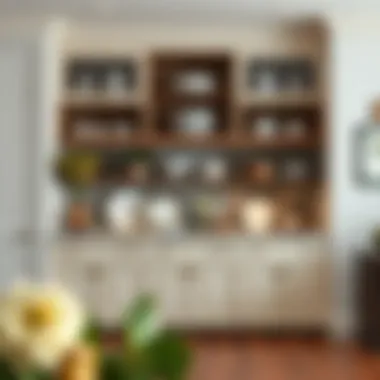 Tailored Cabinetry for Efficient Platter Storage Custom cabinetry designed for platter storage