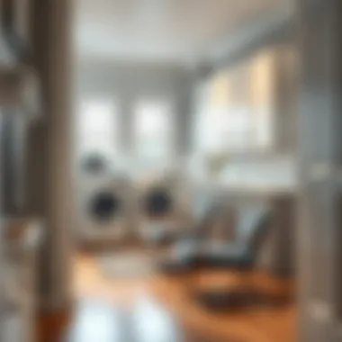 Space Optimization Strategies with Chairs in Laundry Rooms Optimized laundry room space with chairs