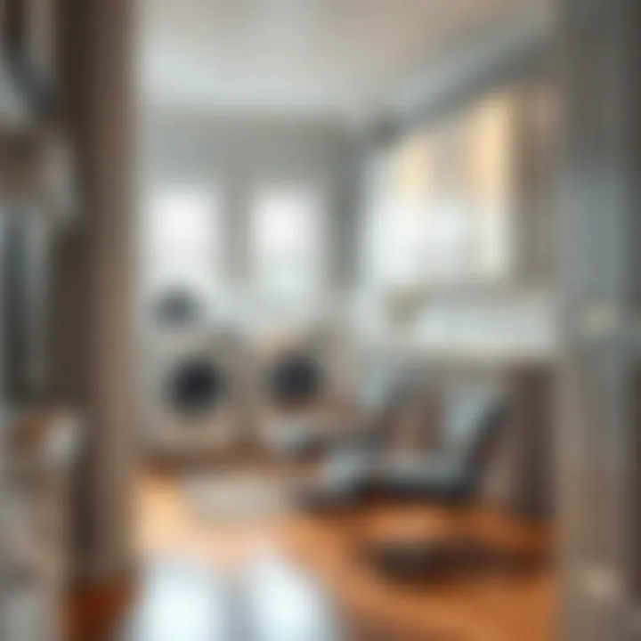 Space Optimization Strategies with Chairs in Laundry Rooms Optimized laundry room space with chairs