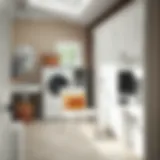 Aesthetic Integration of Chairs in Laundry Rooms Stylish laundry room chair blending with decor