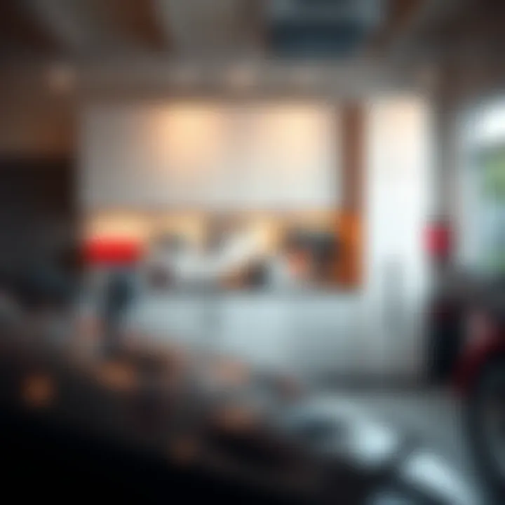 Modern Garage Storage Solutions Stylish and functional Lowe's shop storage cabinet in modern garage