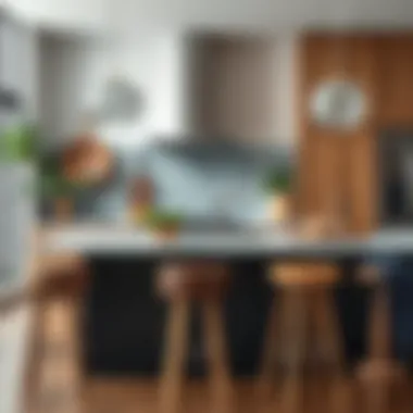 Diverse Materials in Kitchen Stools Variety of materials used in modern kitchen stools