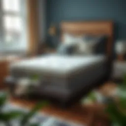 A well-packaged full mattress ready for shipping.