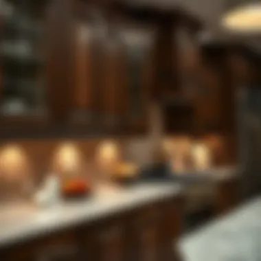 Stylish Finishes in Next Day Kitchen Cabinetry Close-up of intricately designed kitchen cabinets highlighting stylish finishes