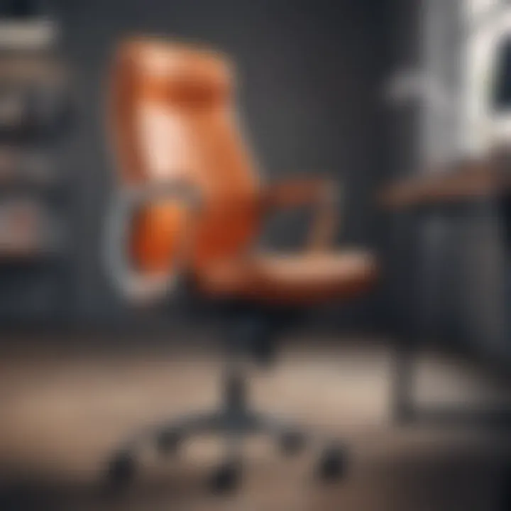 Elegant office chair with modern design