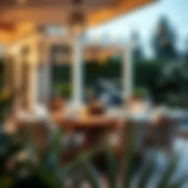 Creating a Cozy Outdoor Retreat Cozy arrangement of patio dining space with cushions