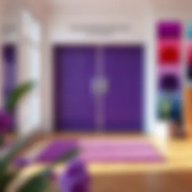 Understanding Color Psychology of Purple Color psychology chart featuring purple shades