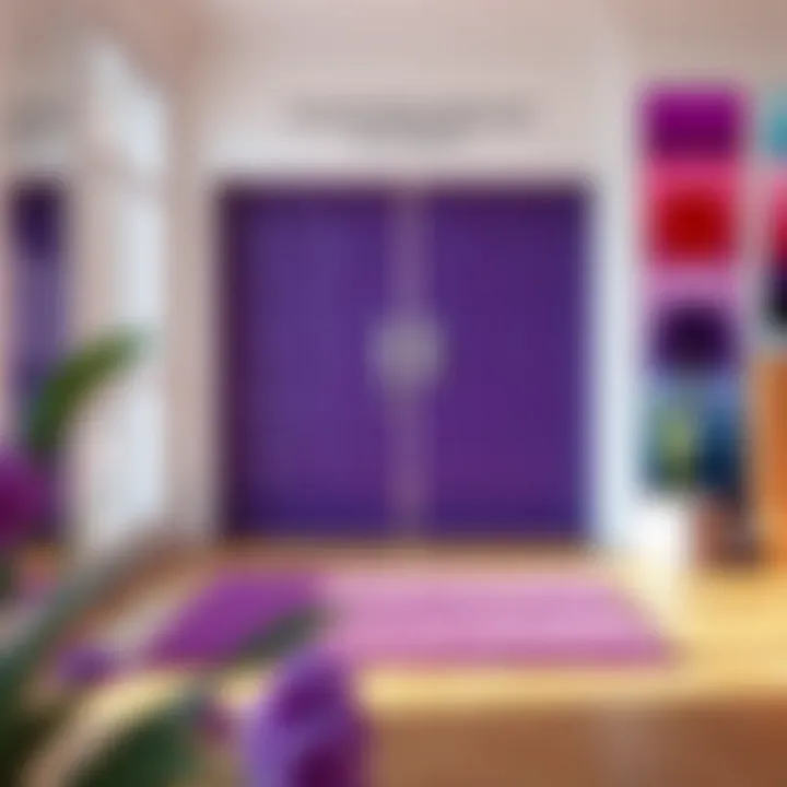 Understanding Color Psychology of Purple Color psychology chart featuring purple shades