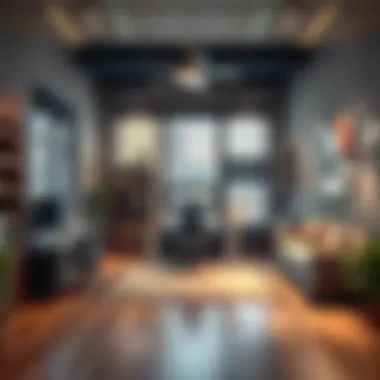 Dynamic Home Office Layout Multi-purpose home office illustrating effective space management