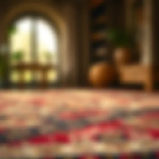 Cultural Design Elements in Safavieh Boho Rugs Intricate patterns of a Safavieh boho rug showcasing cultural design elements