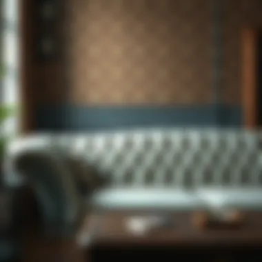 Showcasing Vintage Charm A well-maintained vintage sofa showcasing intricate design