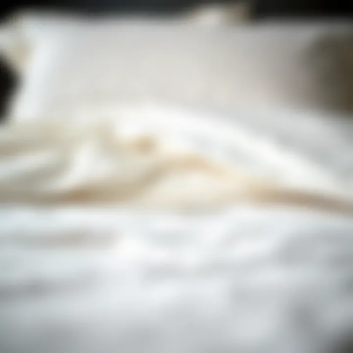 Understanding Fabric Quality Close-up of high-quality fabric used in super deep pocket king size sheets