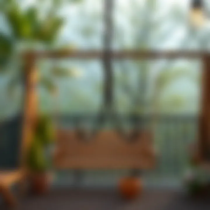 Swing Hooks in Outdoor Environments Various applications of swing hooks in outdoor settings