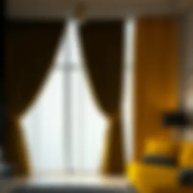 The Aesthetic and Functional Dynamics of Yellow Black Curtains Summary The Aesthetic and Functional Dynamics of Yellow Black Curtains Summary