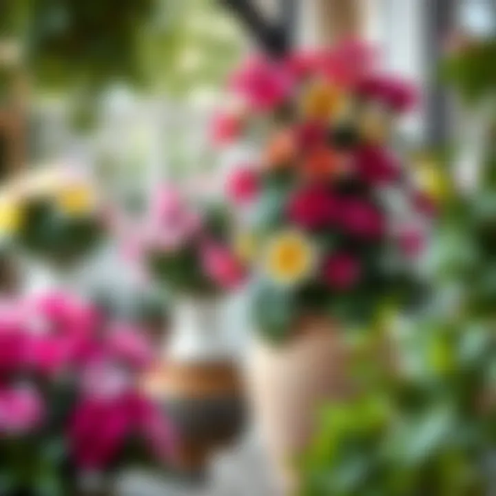 The Aesthetics and Practicality of Fake Outdoor Flowers in Pots Introduction