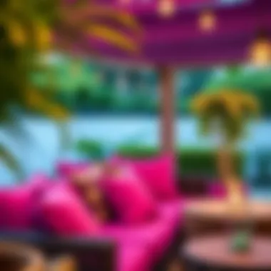 Notable The Allure of Fuchsia Pink Outdoor Cushions Notable The Allure of Fuchsia Pink Outdoor Cushions