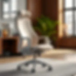 Elegant ergonomic office chair design