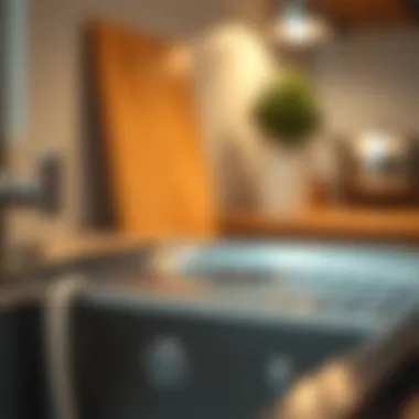 Durable Finish of Metal Kitchen Drainer Close-up of a metal kitchen drainer highlighting its durability and finish