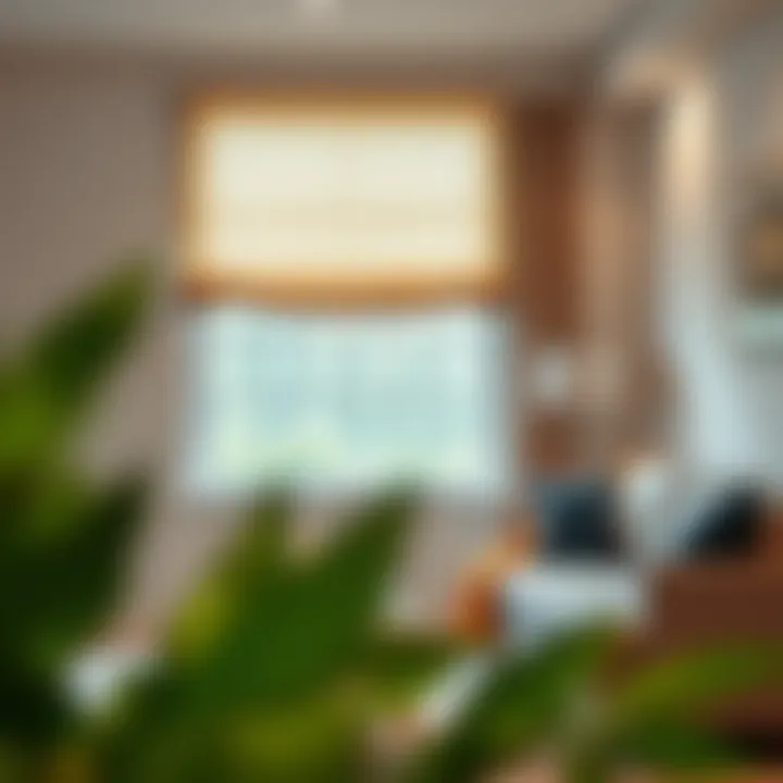 Installing Roman Blinds with Ease Illustration of roman blind installation process in a modern room