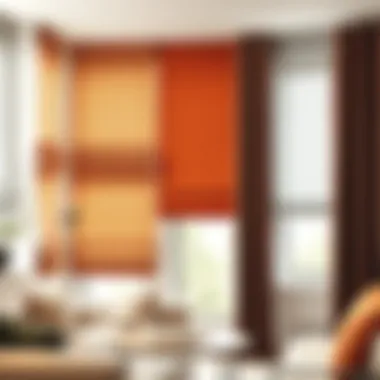 Diverse Styles of Roman Blinds Collection of roman blinds in various styles and colors