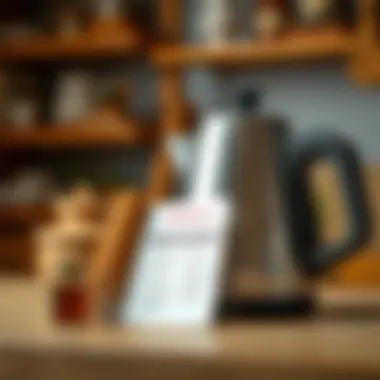 Maintenance Tips for Stainless Steel Kettles Maintenance tips displayed alongside a stainless steel kettle