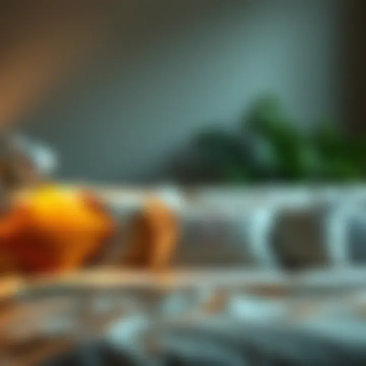 Maintaining Your Linen Cushion Covers Care instructions for maintaining linen cushion covers displayed artistically.