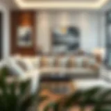 Elegant linen sofa cushion covers in a modern living room setting.